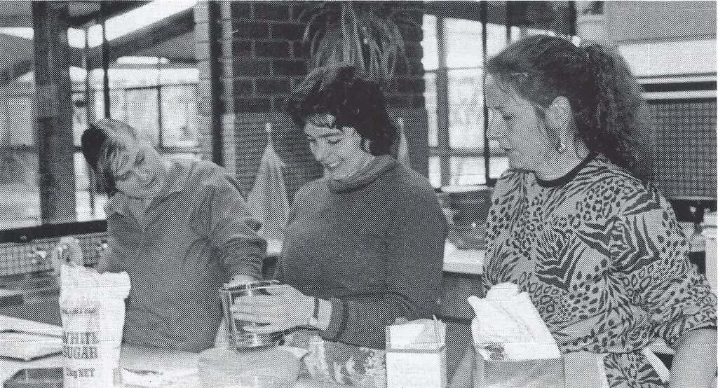 Women preparing a meal